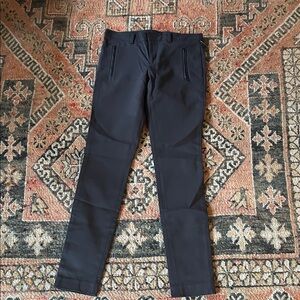 Club Monaco pants with leather detail